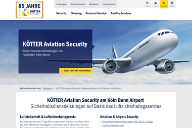 koetter.de/aviation-security-koelnbonn - Sicherheitsfirma Köln