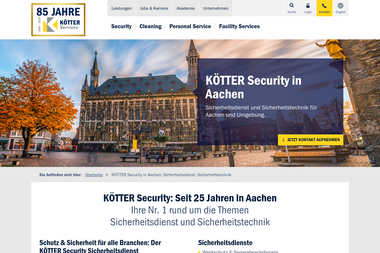 koetter.de/security-aachen - Sicherheitsfirma Aachen
