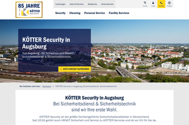 koetter.de/security-augsburg - Sicherheitsfirma Augsburg