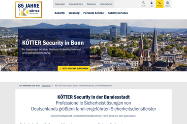 koetter.de/security-bonn - Sicherheitsfirma Bonn