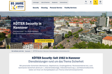 koetter.de/security-hannover - Sicherheitsfirma Hannover