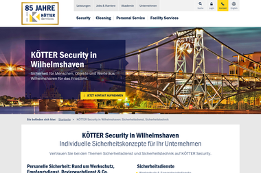 koetter.de/security-wilhelmshaven - Sicherheitsfirma Wilhelmshaven
