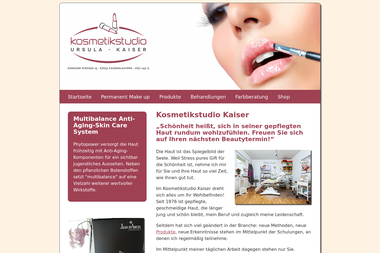 kosmetik-kaiser.de - Kosmetikerin Kaiserslautern