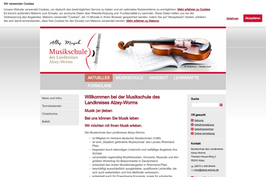 kreis-alzey-worms.eu/musikschule - Musikschule Alzey