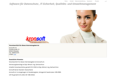 kronsoft.de/impressum/impressum.html - Computerservice Ottweiler