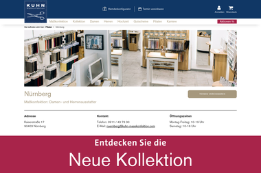 kuhn-masskonfektion.com/filialen/nuernberg.html - Schneiderei Nürnberg