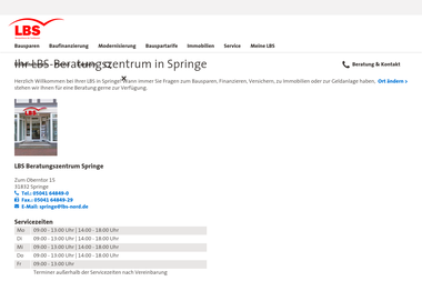 lbs.de/springe - Finanzdienstleister Springe