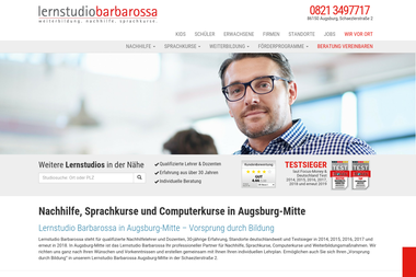 lernstudio-barbarossa.de/augsburg-mitte - Deutschlehrer Augsburg