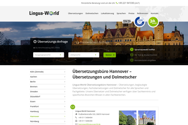 lingua-world.de/unternehmen/bueros/uebersetzungsbuero-hannover.htm - Übersetzer Hannover