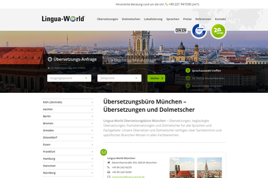 lingua-world.de/unternehmen/bueros/uebersetzungsbuero-muenchen.htm - Übersetzer München