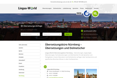 lingua-world.de/unternehmen/bueros/uebersetzungsbuero-nuernberg.htm - Übersetzer Nürnberg