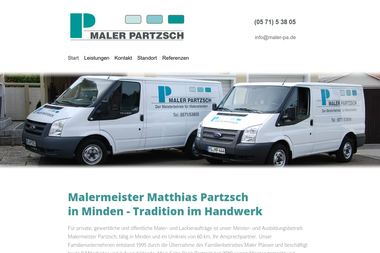 maler-partzsch-minden.de - Malerbetrieb Minden