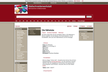 massschneiderwerkstatt.de/schneidern-die-naehstube-in-borken-3526 - Schneiderei Borken