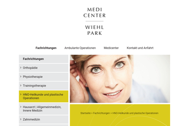 medicenter-wiehl.de/fachrichtungen/hno-heilkunde-und-plastische-operationen - Dermatologie Wiehl