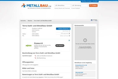 metallbau.com/bautzen/terra-stahl-und-metallbau-gmbh-111207.html - Stahlbau Bautzen