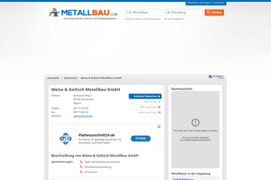 metallbau.com/geretsried/weise-goltsch-metallbau-gmbh-781200.html - Schlosser Geretsried
