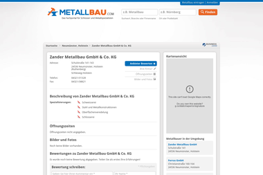 metallbau.com/neum%C3%BCnster-holstein/zander-metallbau-gmbh-co-kg-267398.html - Schlosser Neumünster