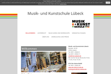 mks-luebeck.de - Musikschule Lübeck