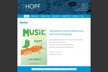musikschule-hopf.de - Musikschule Kirchheim Unter Teck