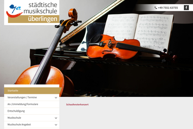 musikschule-ueberlingen.de - Musikschule Überlingen