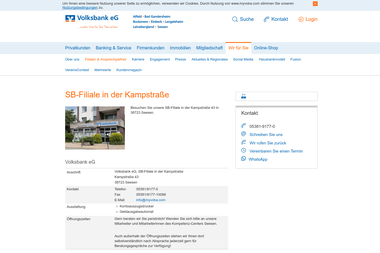 myvoba.com/wir-fuer-sie/filialen-ansprechpartner/filialen/uebersicht-filialen/Kampstr.html - Finanzdienstleister Seesen
