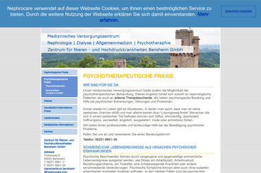 nephrocare-bensheim.de/psychotherapeutische-praxis - Psychotherapeut Bensheim