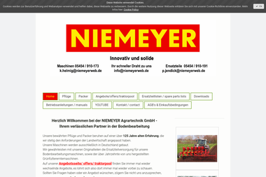 niemeyer-agrartechnik.de - Landmaschinen Hörstel