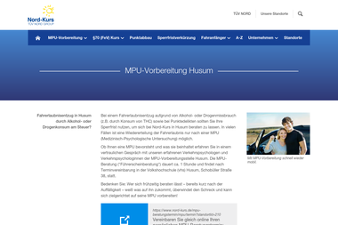 nord-kurs.de/mpu-vorbereitung-husum - Psychotherapeut Husum