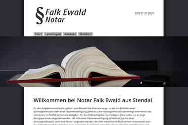 notar-ewald-stendal.de - Notar Stendal