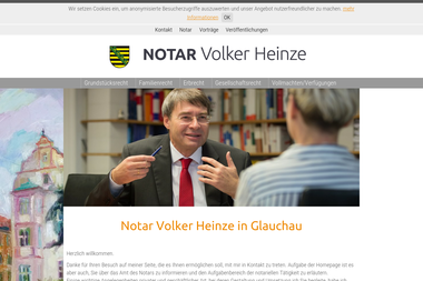 notar-volker-heinze.de - Notar Glauchau
