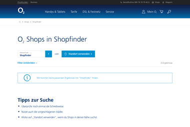 o2online.de/shops/shopfinder - Handyservice Eschweiler