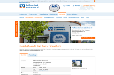 oberlandbank.de/wir-fuer-sie/filialen-ansprechpartner/filialen/uebersicht-filialen/11142.html - Finanzdienstleister Bad Tölz