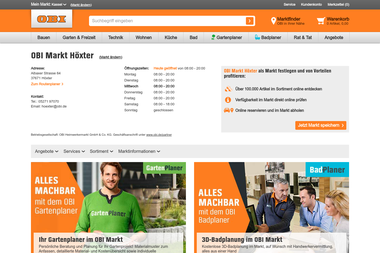 obi.de/baumarkt/hoexter - Baustoffe Höxter