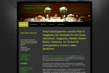 party-service-joachim-robl.de - Catering Services Gaggenau