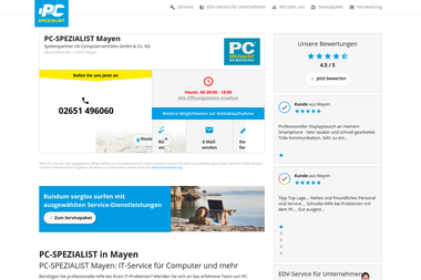 pcspezialist.de/mayen.html - Computerservice Mayen
