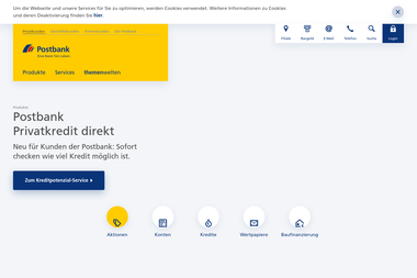 postbank.de - Finanzdienstleister Kronach