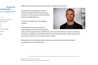 praxishaegermann.de - Psychotherapeut Neumünster