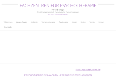 praxis-potreck.de/psychotherapie-aachen - Psychotherapeut Aachen