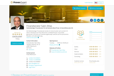 provenexpert.com/finanzberater-sabri-altas - Finanzdienstleister Meerbusch