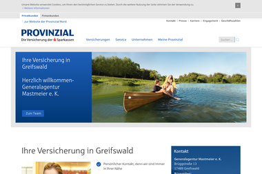 provinzial.de/mastmeier-greifswald - Versicherungsmakler Greifswald