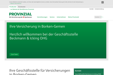 provinzial-online.de/beckmann-icking - Versicherungsmakler Borken