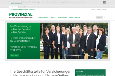 provinzial-online.de/humberg-seck-hoerbelt-hopp - Versicherungsmakler Haltern Am See