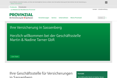 provinzial-online.de/tarner - Versicherungsmakler Sassenberg