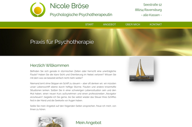 psychotherapie-broese.de - Psychotherapeut Ravensburg