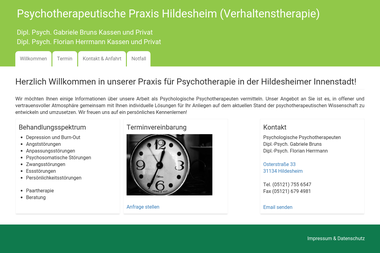 psychotherapie-praxis-hildesheim.de - Psychotherapeut Hildesheim
