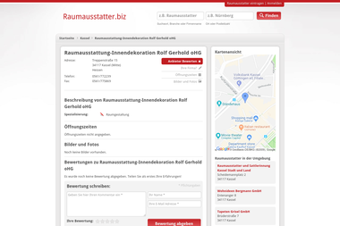 raumausstatter.biz/kassel/raumausstattung-innendekoration-rolf-gerhold-ohg-1715209.html - Raumausstatter Kassel