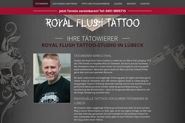 royalflush-tattoo.de/tattoostudio/taetowierer.php - Tätowierer Lübeck
