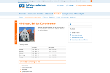 rvbankries.de/wir-fuer-sie/filialen-ansprechpartner/filialen/uebersicht-filialen/hauptstelle-noerdli - Marketing Manager Nördlingen