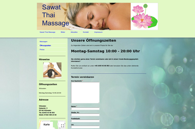 sawat-thai-massage.de/sawat-thai-massage/%C3%B6ffnungszeiten - Masseur Würselen
