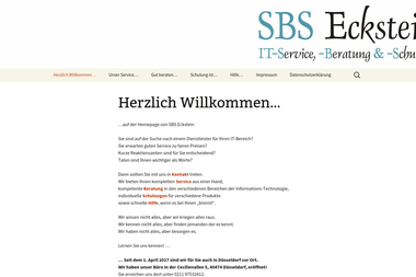 sbs-eckstein.de - Computerservice Geldern